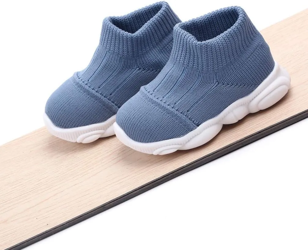 1 Pair Infant Prewalker Soft Baby Walking Shoes Sneakers Breathable Baby Booties