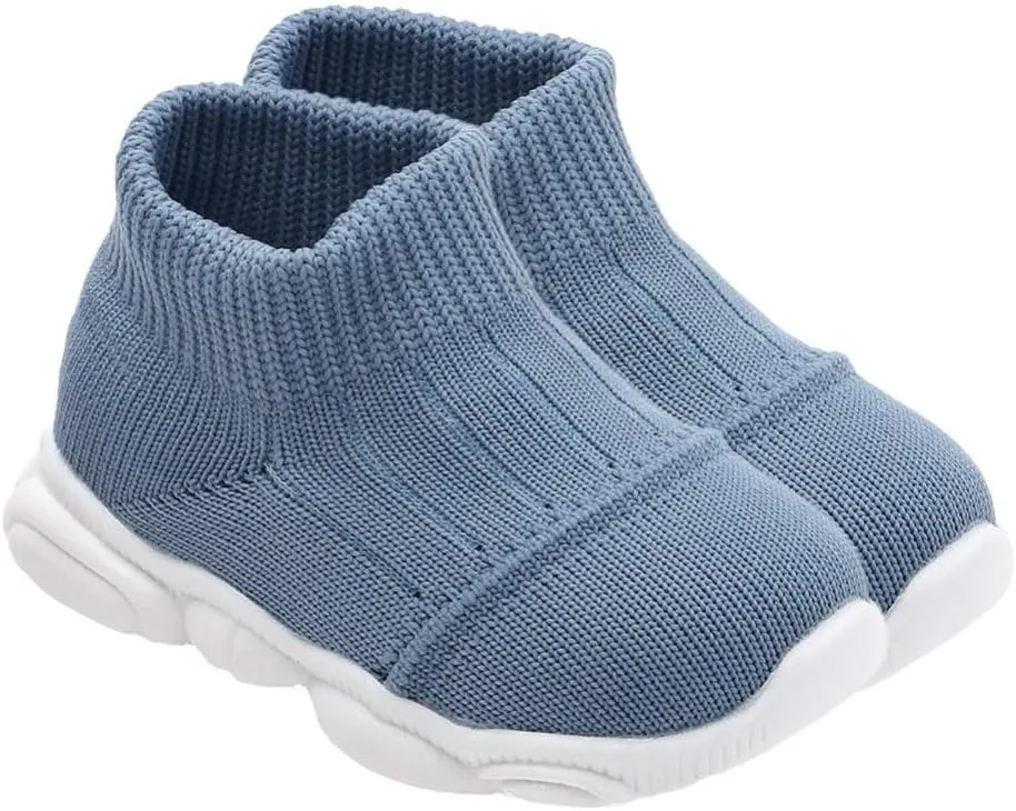 1 Pair Infant Prewalker Soft Baby Walking Shoes Sneakers Breathable Baby Booties