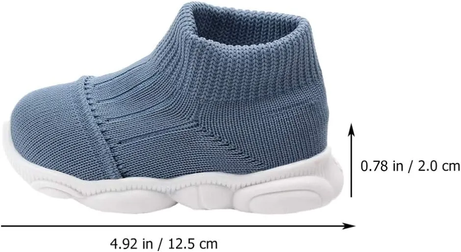 1 Pair Infant Prewalker Soft Baby Walking Shoes Sneakers Breathable Baby Booties