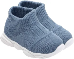 1 Pair Infant Prewalker Soft Baby Walking Shoes Sneakers Breathable Baby Booties