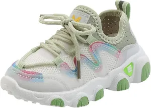 12 Month Tennis Shoes Lace Shoes Infant Baby Breathable Mesh Toddler Kids Up Soft Girls Baby Shoes Infant Sneaker Girl