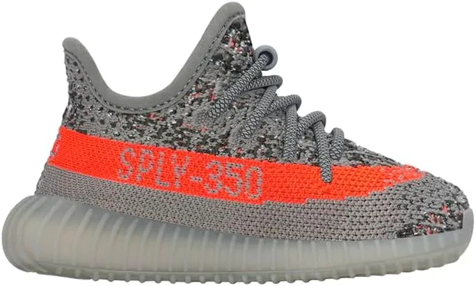 adidas Infant Boys Yeezy Boost 350 V2 Slip On Sneakers Shoes Casual - Grey - Size 7 M