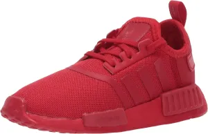 adidas Originals unisex-child Nmd_r1 Elastic Sneaker, Scarlet/Scarlet/Scarlet, 8 Toddler