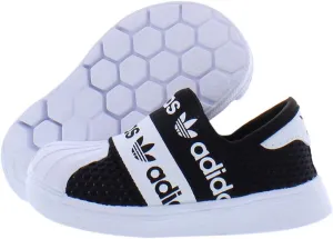 adidas Superstar Smr 360 Baby Boys Shoes Size 8.5, Color: Black/White