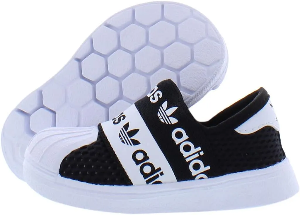 adidas Superstar Smr 360 Baby Boys Shoes Size 8.5, Color: Black/White