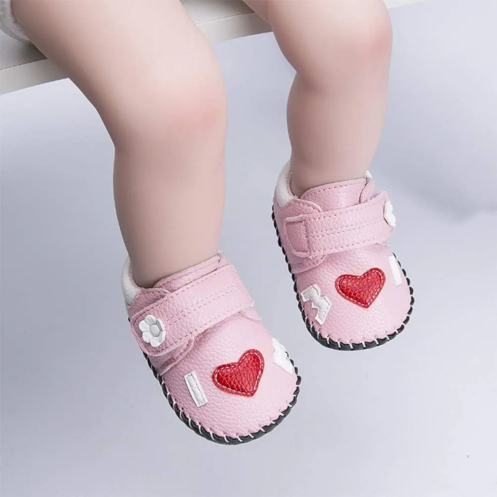 Babies Prewalker Toddler Baby Boys Girls Ankle Sneakers Soft Anti- Slip Sole Baby Walking Shoes