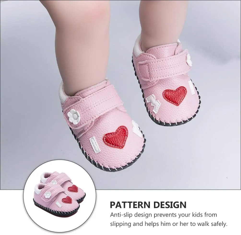 Babies Prewalker Toddler Baby Boys Girls Ankle Sneakers Soft Anti- Slip Sole Baby Walking Shoes