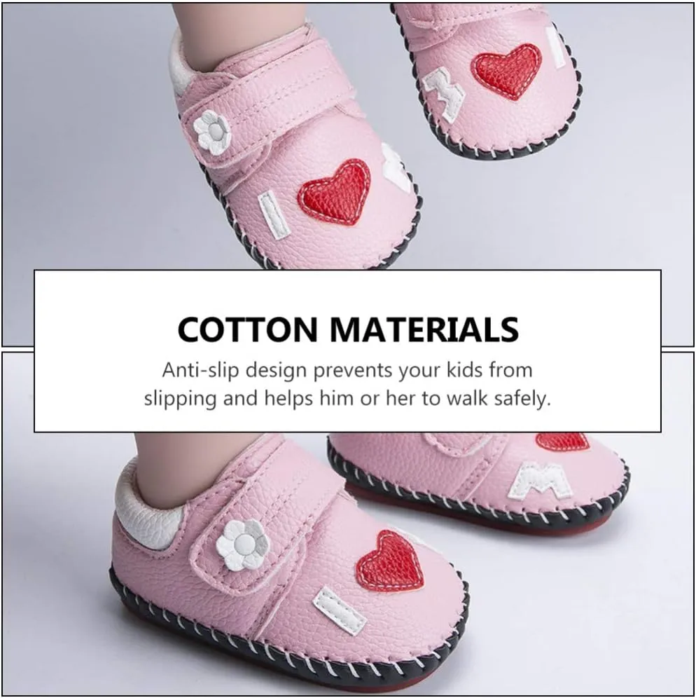 Babies Prewalker Toddler Baby Boys Girls Ankle Sneakers Soft Anti- Slip Sole Baby Walking Shoes