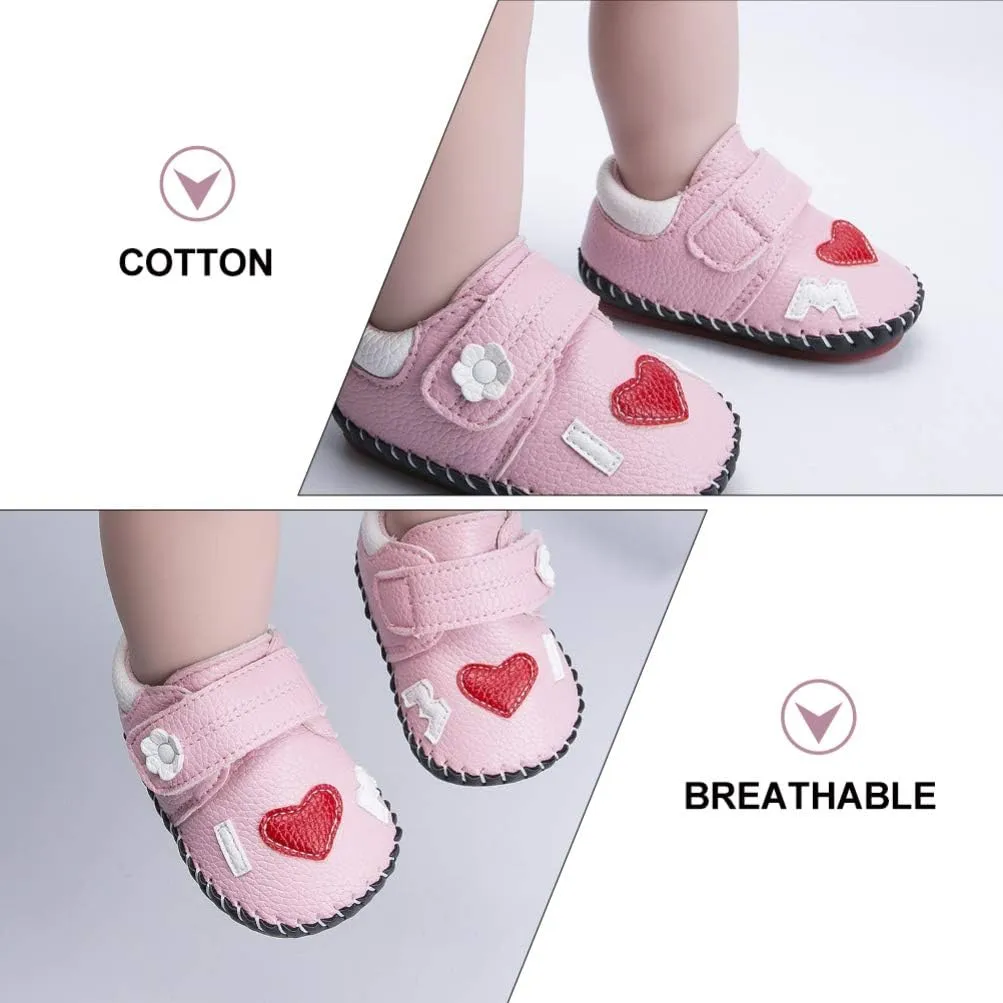 Babies Prewalker Toddler Baby Boys Girls Ankle Sneakers Soft Anti- Slip Sole Baby Walking Shoes