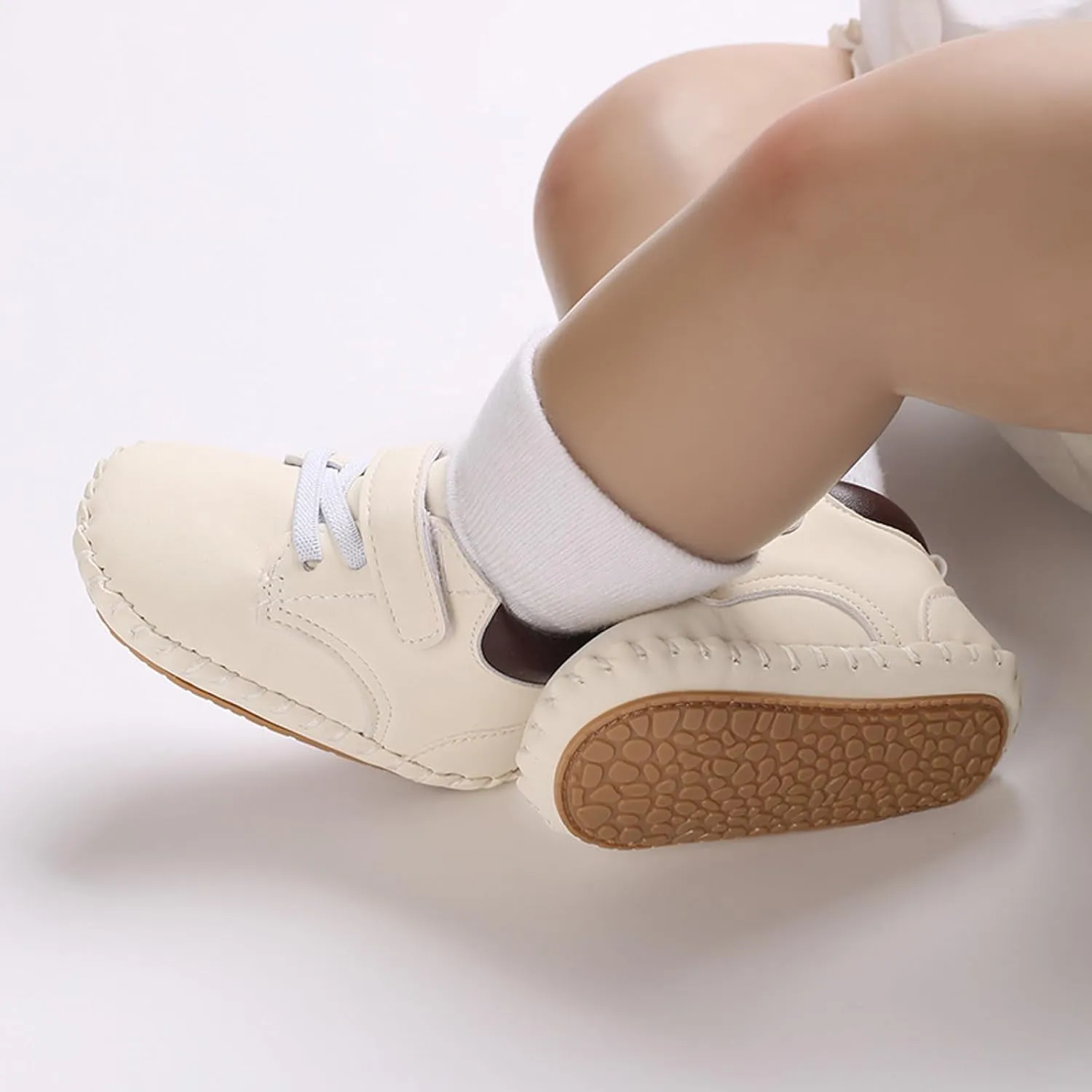 Baby Boy Girl High-Top Ankle Shoes Non Slip Soft Sole Infant Toddler Comfortable Prewalker First Walking Sneakers