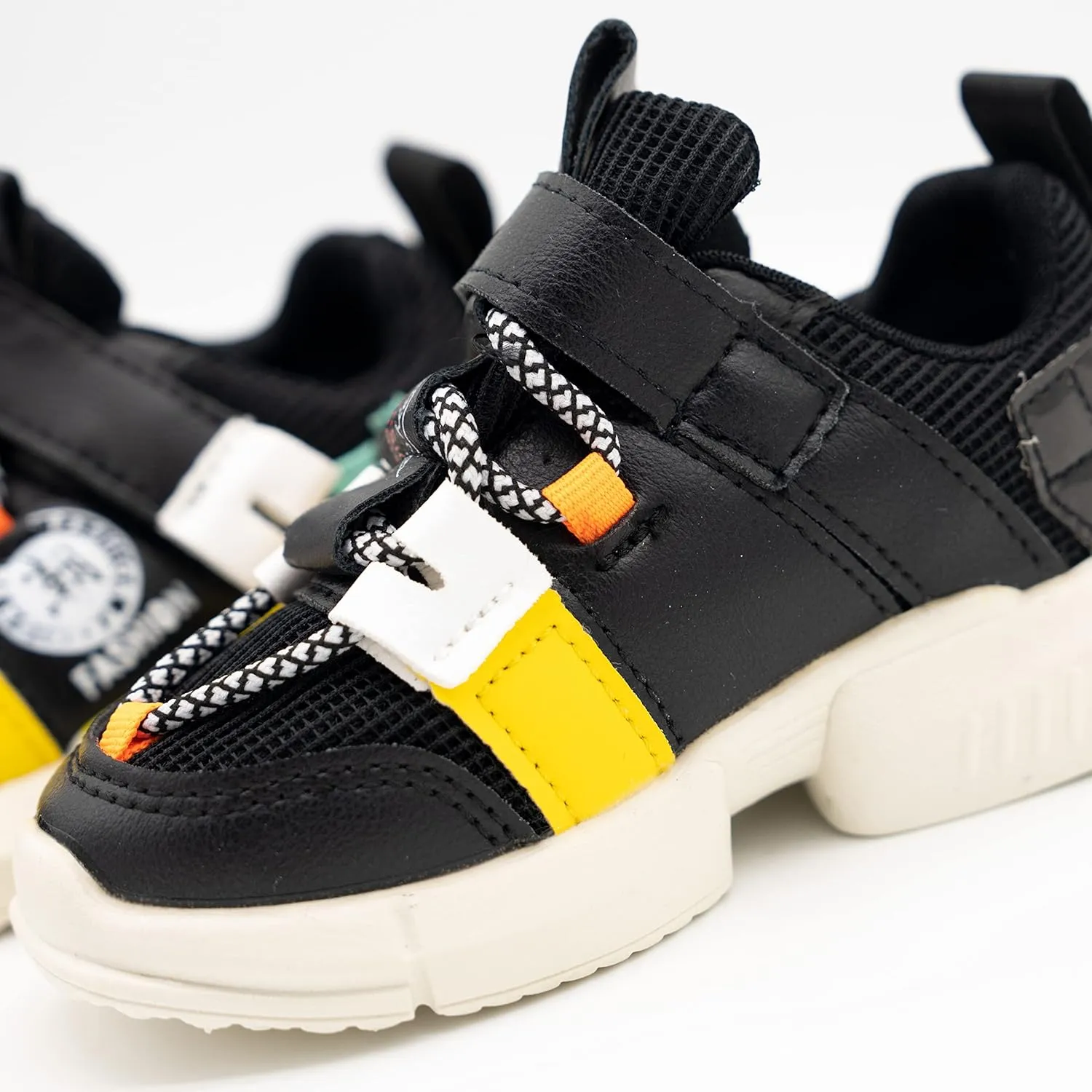 Baby Boy Girl Shoes Breathable Walking Lightweight Non-Slip Sneakers Infant First Walker 6 9 12 18 24 Months Size Toddler Black Yellow Pink
