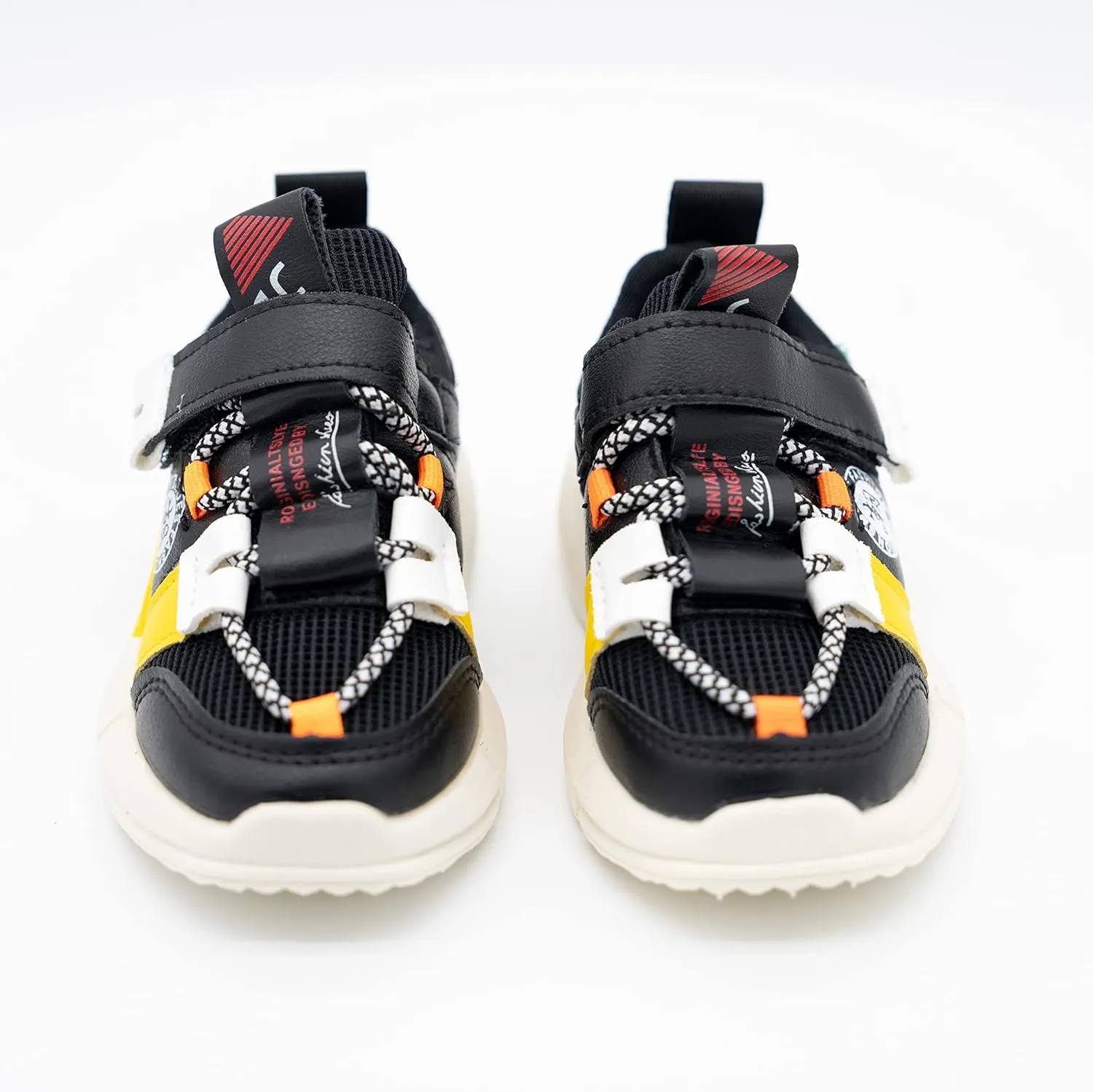 Baby Boy Girl Shoes Breathable Walking Lightweight Non-Slip Sneakers Infant First Walker 6 9 12 18 24 Months Size Toddler Black Yellow Pink