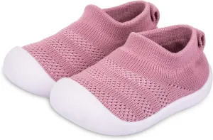 Baby Boy Girls First-Walking Training Shoes Rubber Sole Toddlers Infant Non-Skid Slipper Floor Sneaker Breathable House Shoes Socks