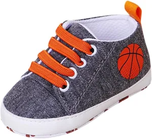 Baby Boys Girls Cartoon Rugby Print Shoes Mesh Breathable Non-Slip Casual Sport Canvas Shoes