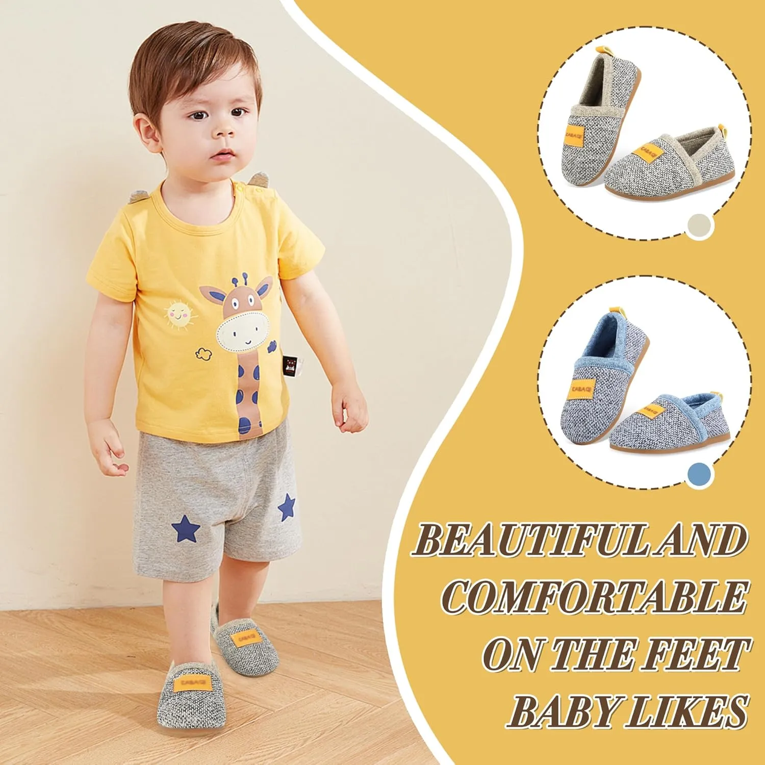 Baby Boys Girls First Walking Shoes Infant Sneakers Crib Shoes Breathable Lightweight Slip On Shoes