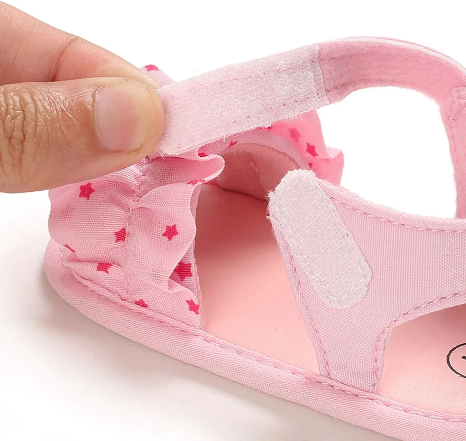 Baby Boys Girls Sandals Star Soft Non-Slip Rubber Sole Summer Infant Toddler Walking Shoes Flat Shoes First Walkers