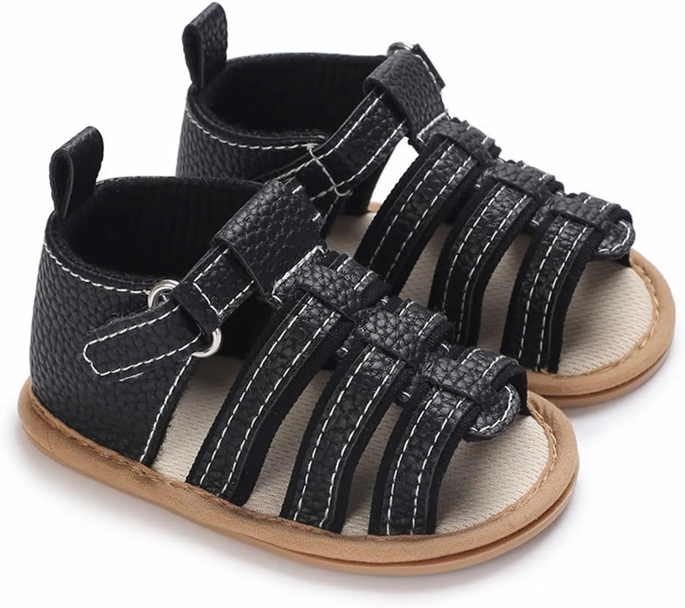 Baby Boys Girls Summer Sandals Open Toe Outdoor Beach Anti Slip Rubber Soft Sole Newborn First Walker Boys School Shoes