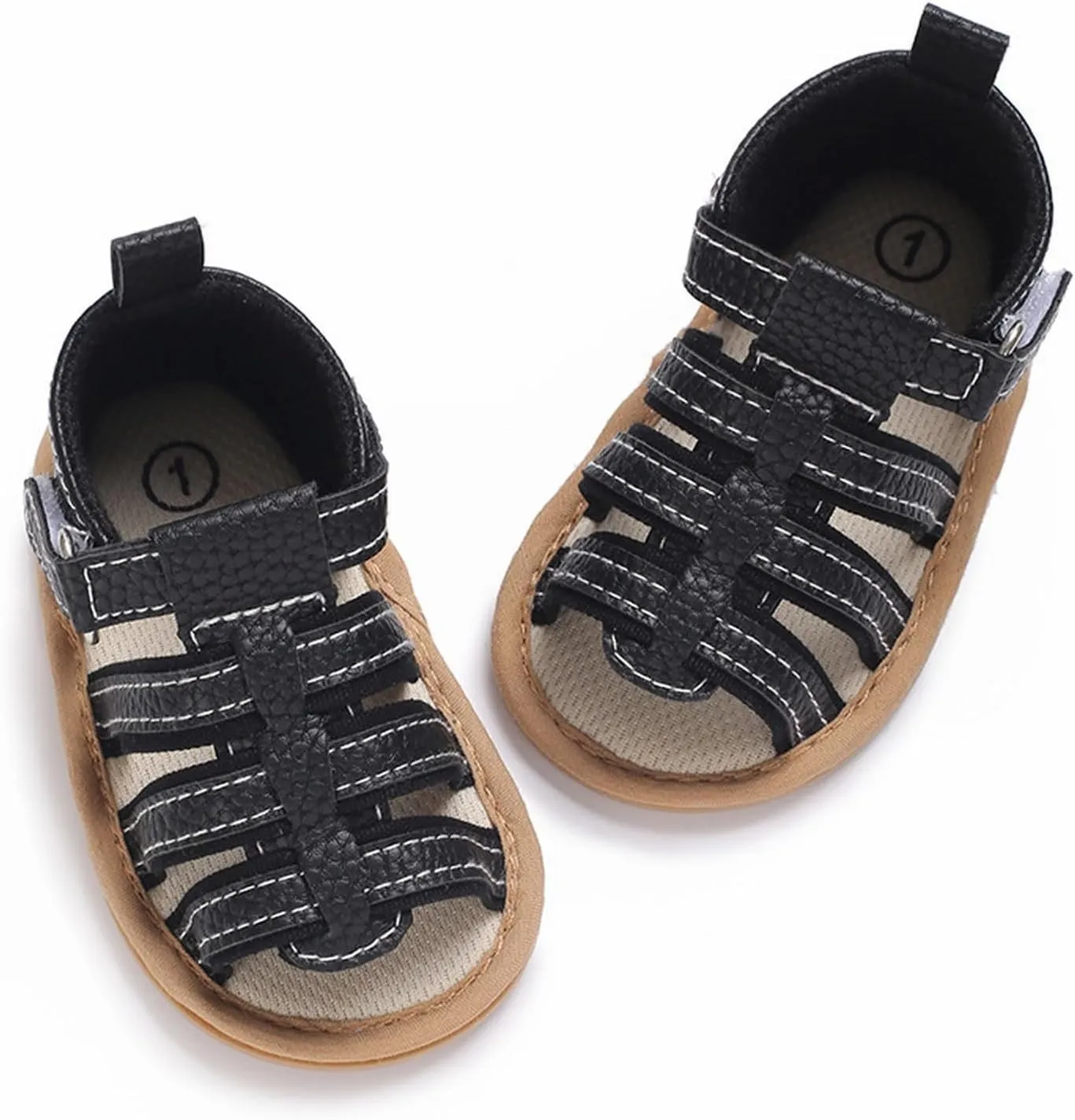 Baby Boys Girls Summer Sandals Open Toe Outdoor Beach Anti Slip Rubber Soft Sole Newborn First Walker Boys School Shoes