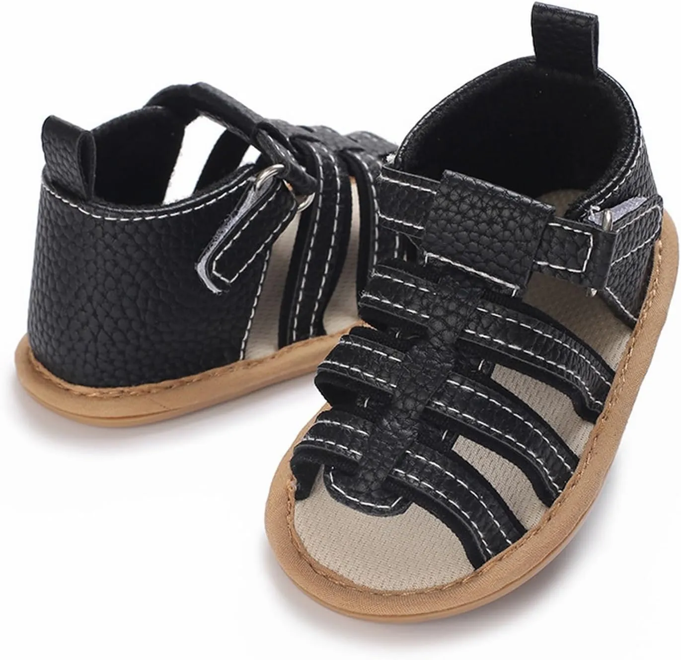 Baby Boys Girls Summer Sandals Open Toe Outdoor Beach Anti Slip Rubber Soft Sole Newborn First Walker Boys School Shoes