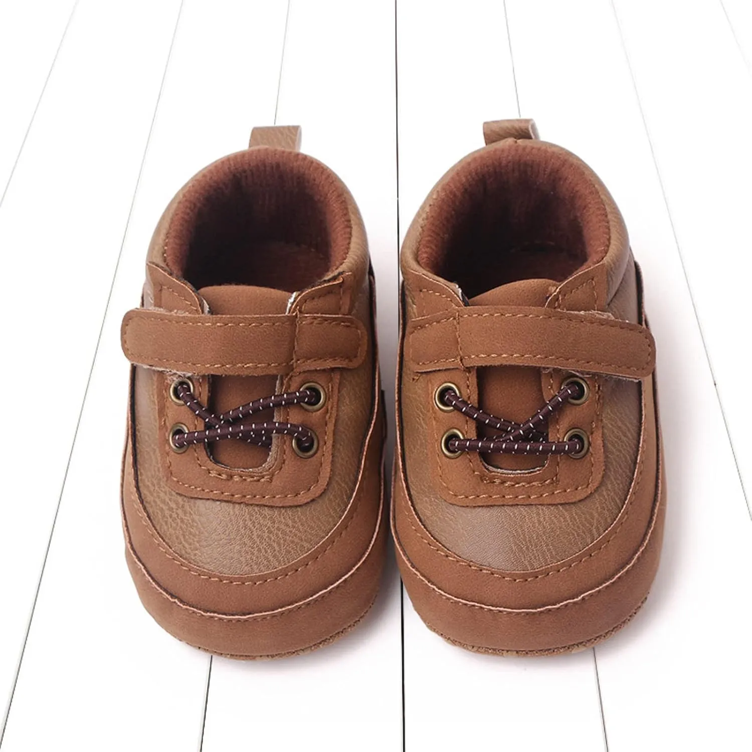 Baby Boys Girls xford Shoes PU Leather Soft Rubber Sole Sneakers Anti-Slip Ankle Boots Infant Babies Shoes for Girls