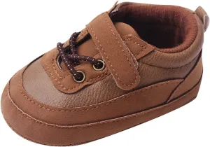 Baby Boys Girls xford Shoes PU Leather Soft Rubber Sole Sneakers Anti-Slip Ankle Boots Infant Babies Shoes for Girls