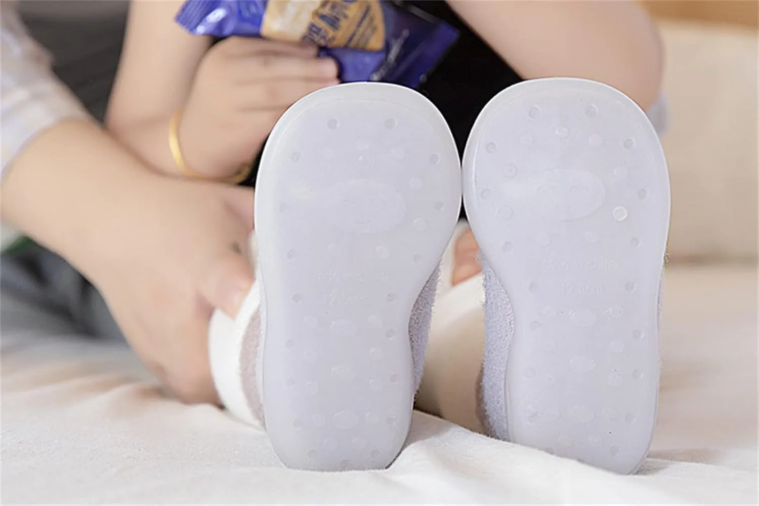 Baby Cute Pattern Socks Shoes Baby Boys Girls First Walking Shoes Cute Cartoon Warm Thickened Shoes Baby Sock Shoes