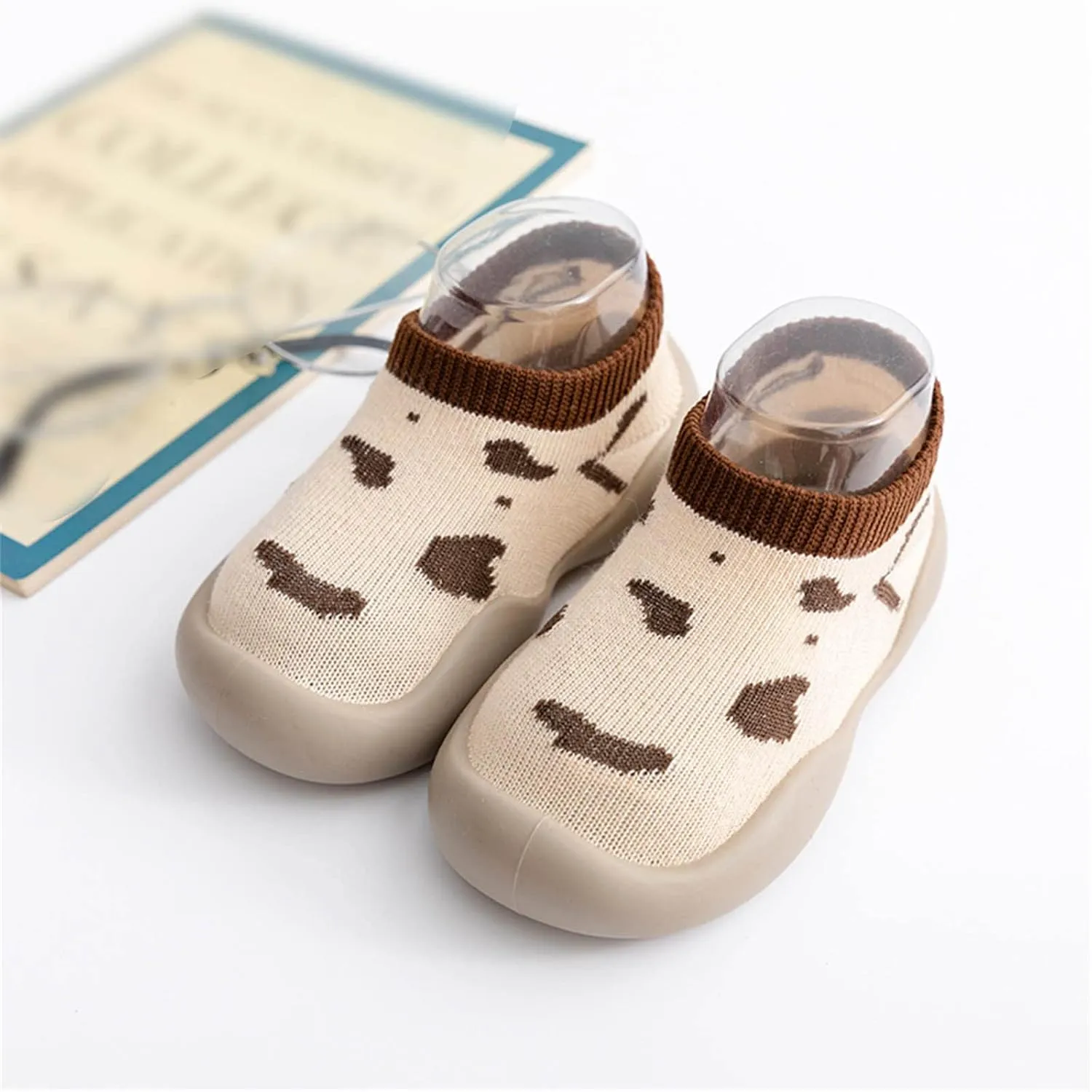 Baby Fall Cute Pattern Socks Shoes Baby Walking Shoes Toddler WarmThe Floor Socks Non Slip Prewalker Shoes Baby Shoes