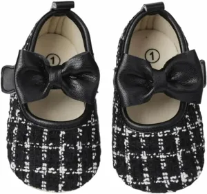 Baby Girl Dress Shoes Mary Jane Princess Shoes Anti-Slip Soft Sole