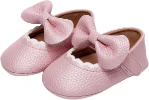 Baby Girl Shies Infant Girls Single Shoes Ruffles Bowknot First Walkers Shoes Toddler Sandals Princess Shoes Shoes for Toddler