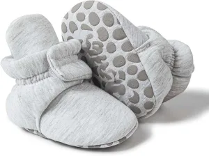 Baby Girls Boys Shoes Socks Solid Color Knitted Plush Soft Sole Anti-Slip Warm Winter Indoor Outdoor Casual Snap Booties