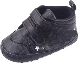 Baby Girls Boys Wing First Walking Ankle Boots, Infant Soft Sole Sneakers Fashion High-Top Ankle Length Shoes