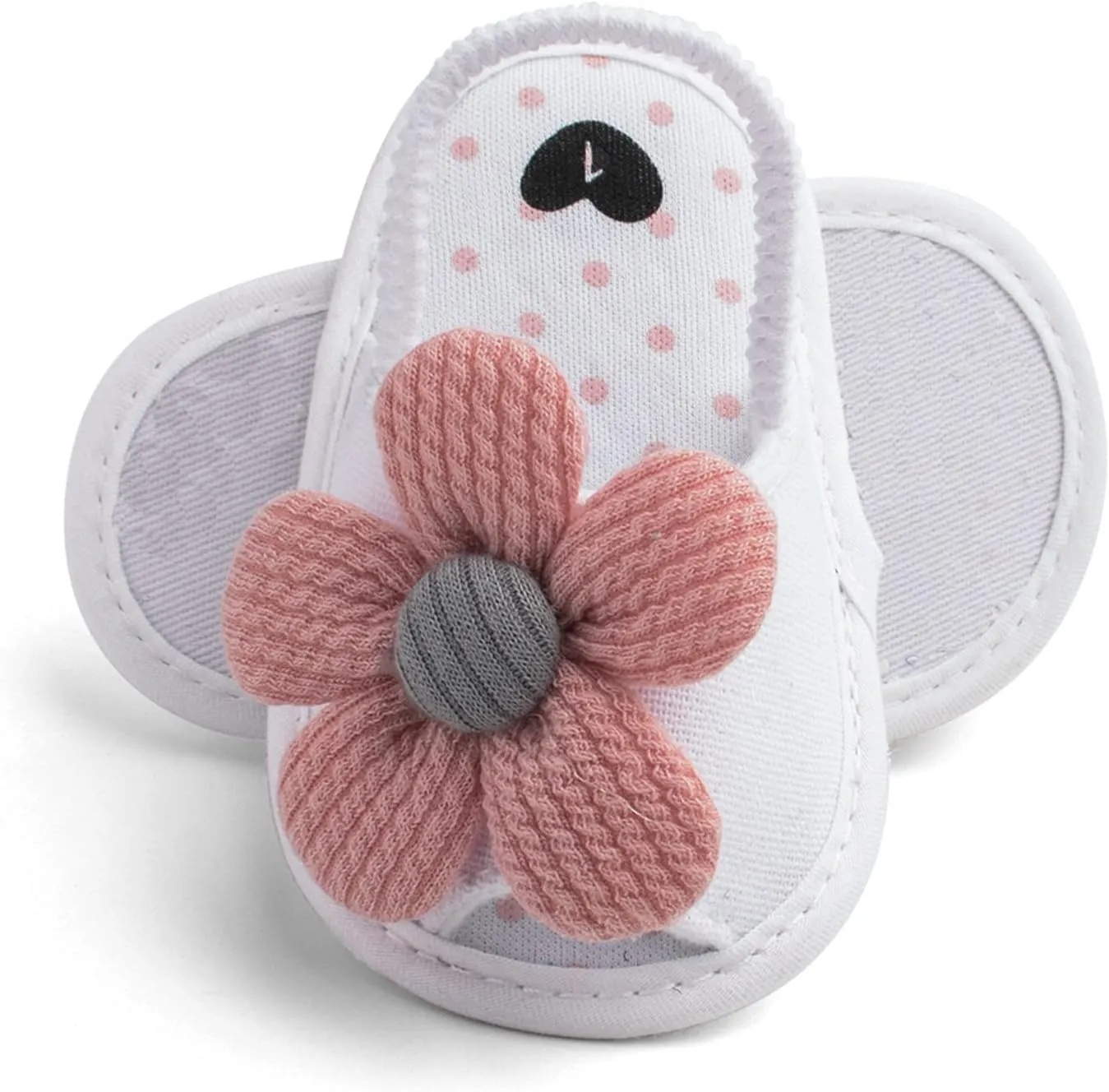 Baby Girls Flower Shoes Soft Sole Shoes Toddler Non Slip Shoes Sandals Leisure Baby Shoes for Indoor