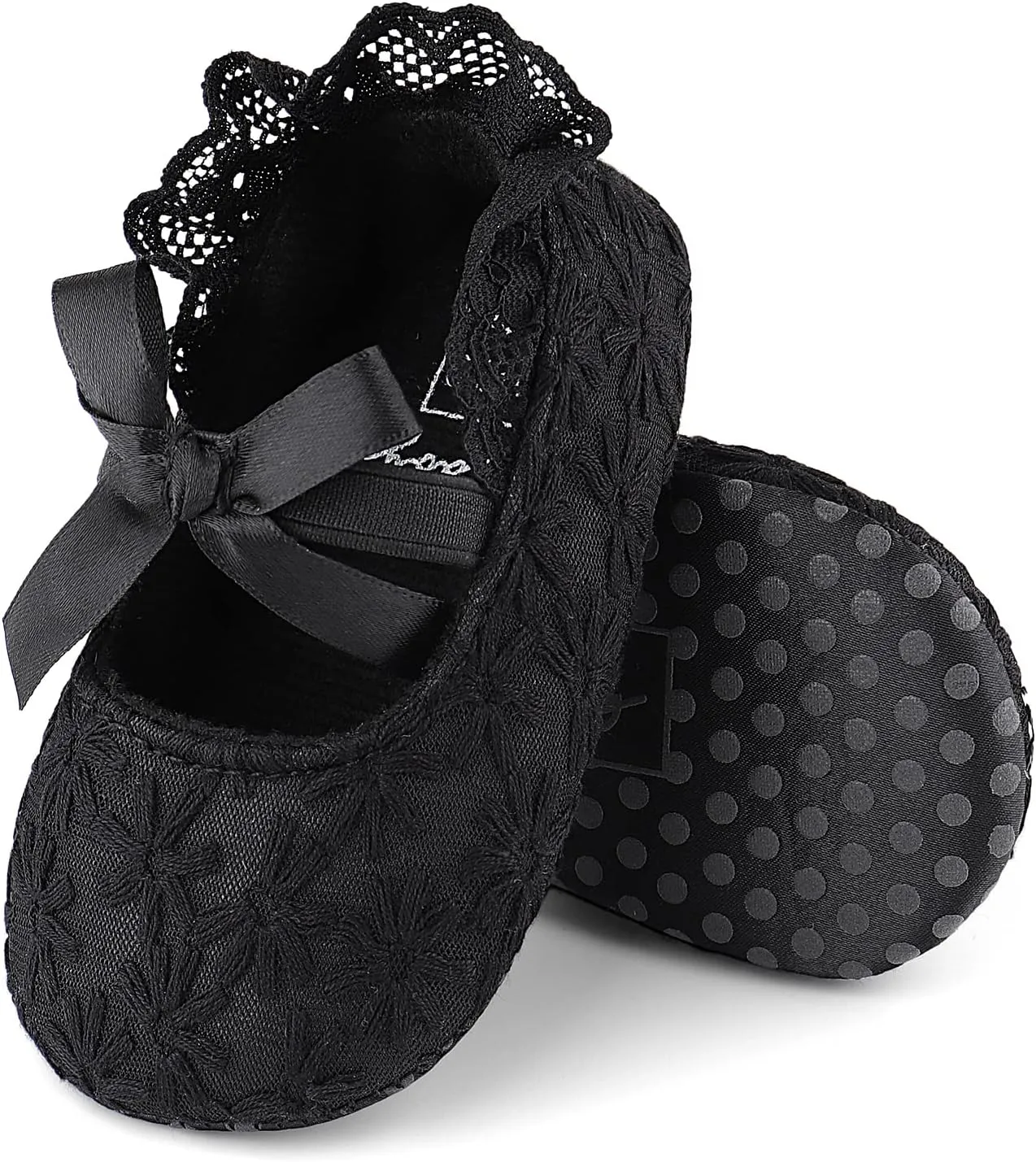 Baby Girls Princess Bowknot Soft Sole Cloth Crib Shoes Sneaker