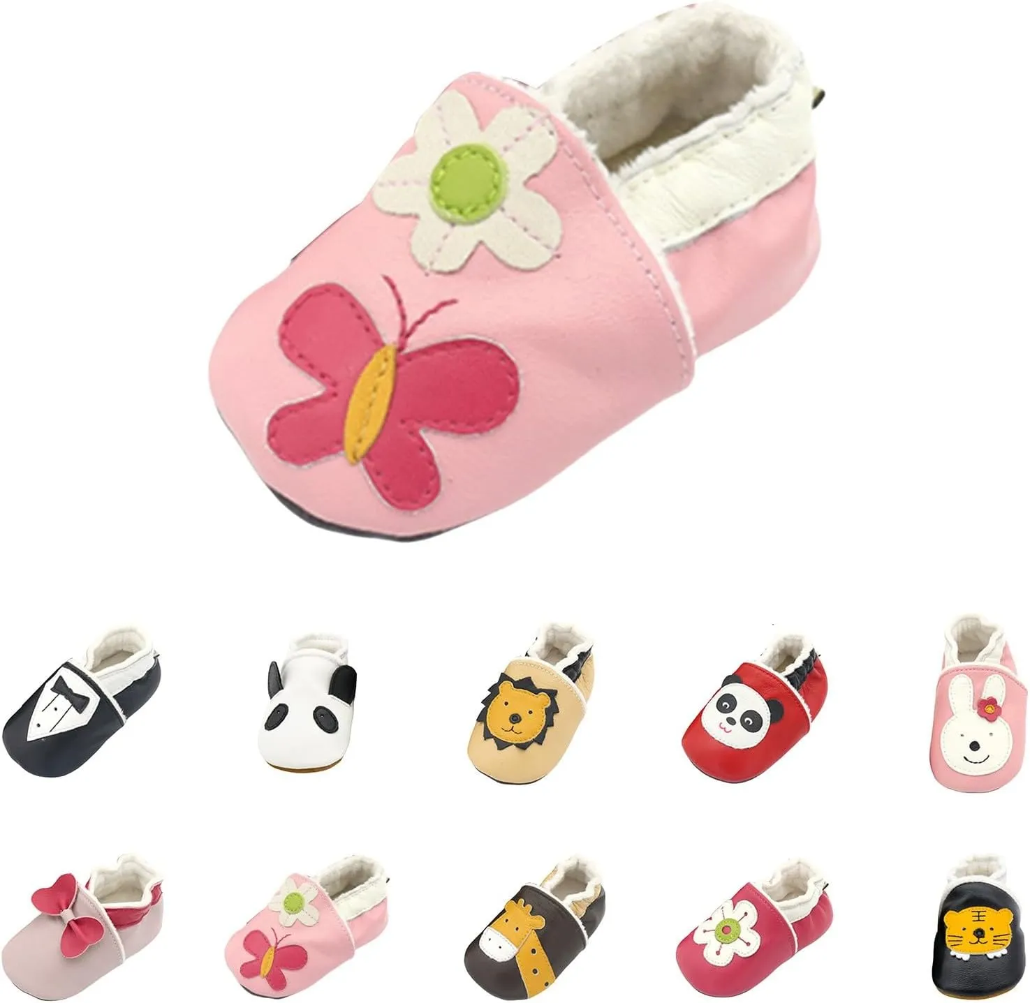 Baby Girls Shoes Soft Anti-Slip Sole Newborn Unisex Infant Sneaker with Bowknot Cute Toddler Shoes for Kids Girl