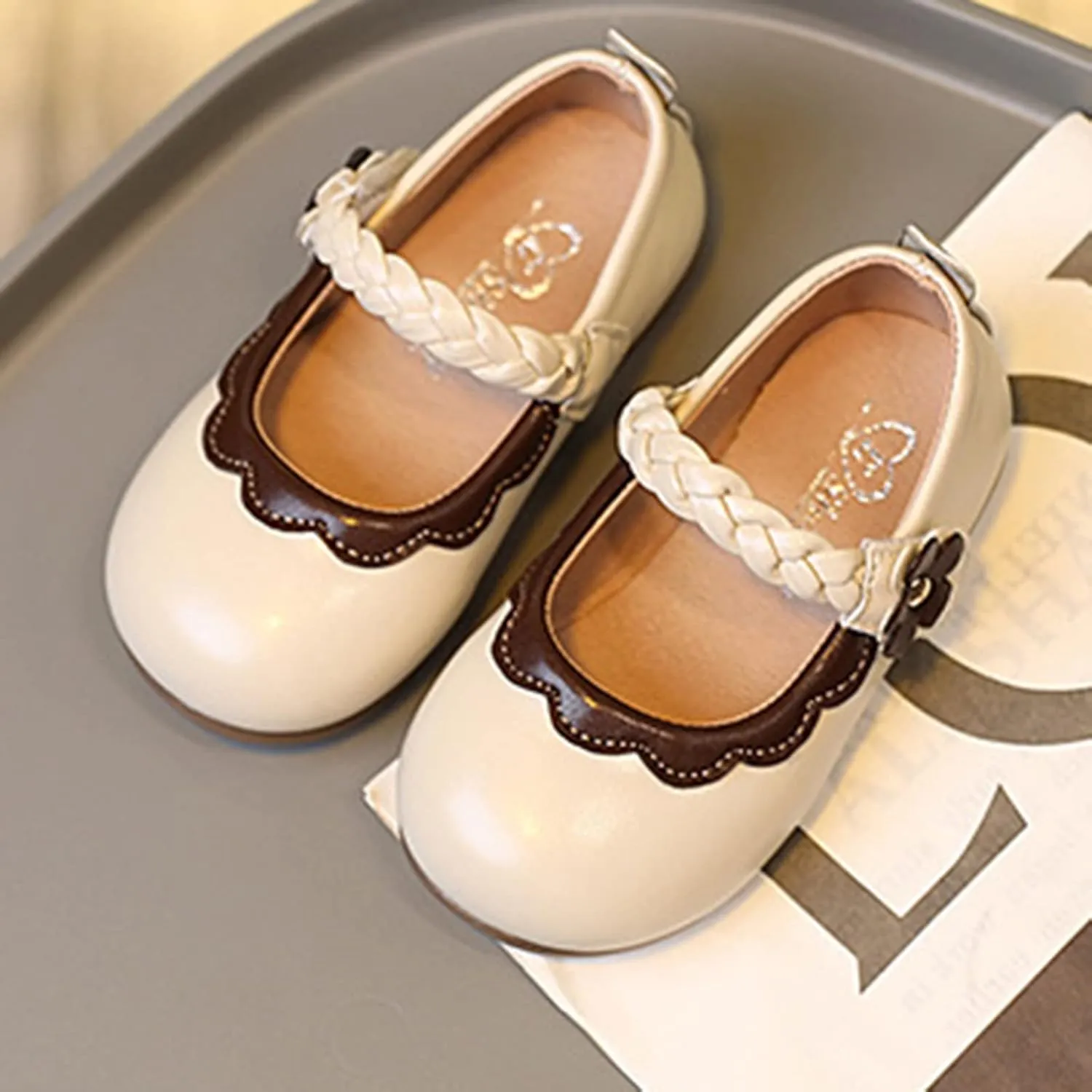 Baby Girls Soft Sole Mary Jane Shoes Soft Sole Beautiful Girls Wedding Party Princess Dress Shoes Toddler Shoes