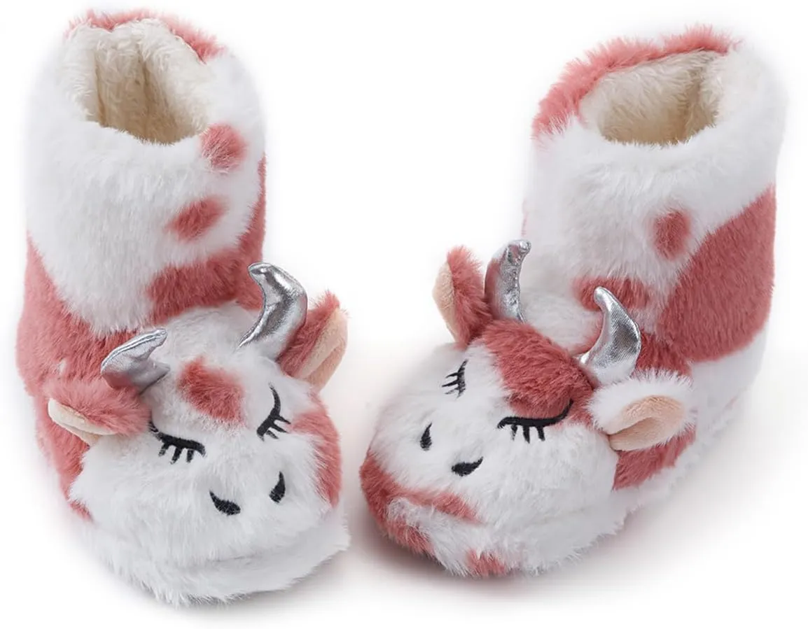 Baby Girls' Unicorn Slippers Rubber Home Boots Slippers
