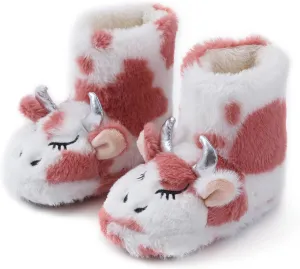 Baby Girls' Unicorn Slippers Rubber Home Boots Slippers