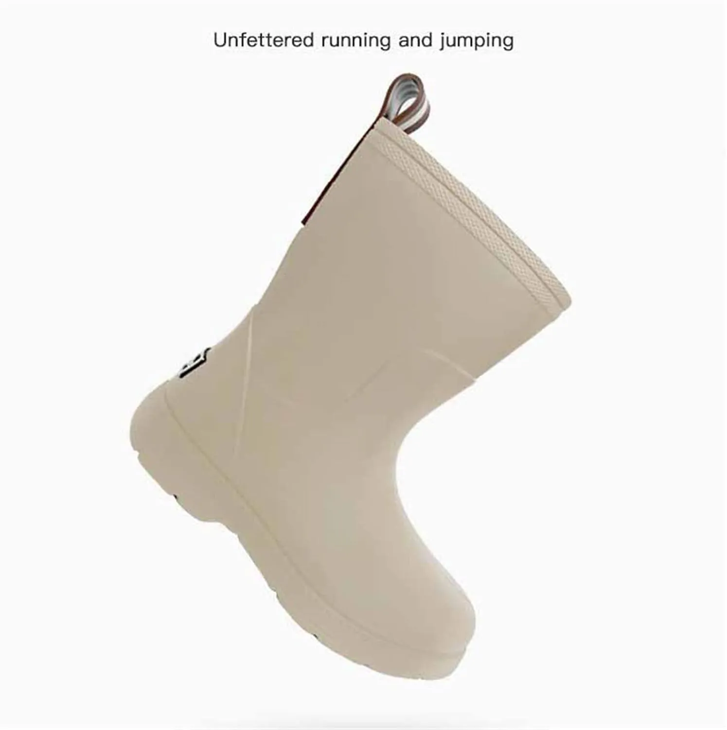 Baby Kids Easy On Antiskid Rain Shoes Boots for Toddler Little Kid Short Rain Boots Lightweight Rainy Day Shoes 5 Boots