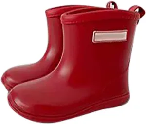Baby Kids Easy On Rain Shoes Boots For Toddler Little Kid Short Rain Boots Lightweight Rainy Day Shoes Snow Shoe