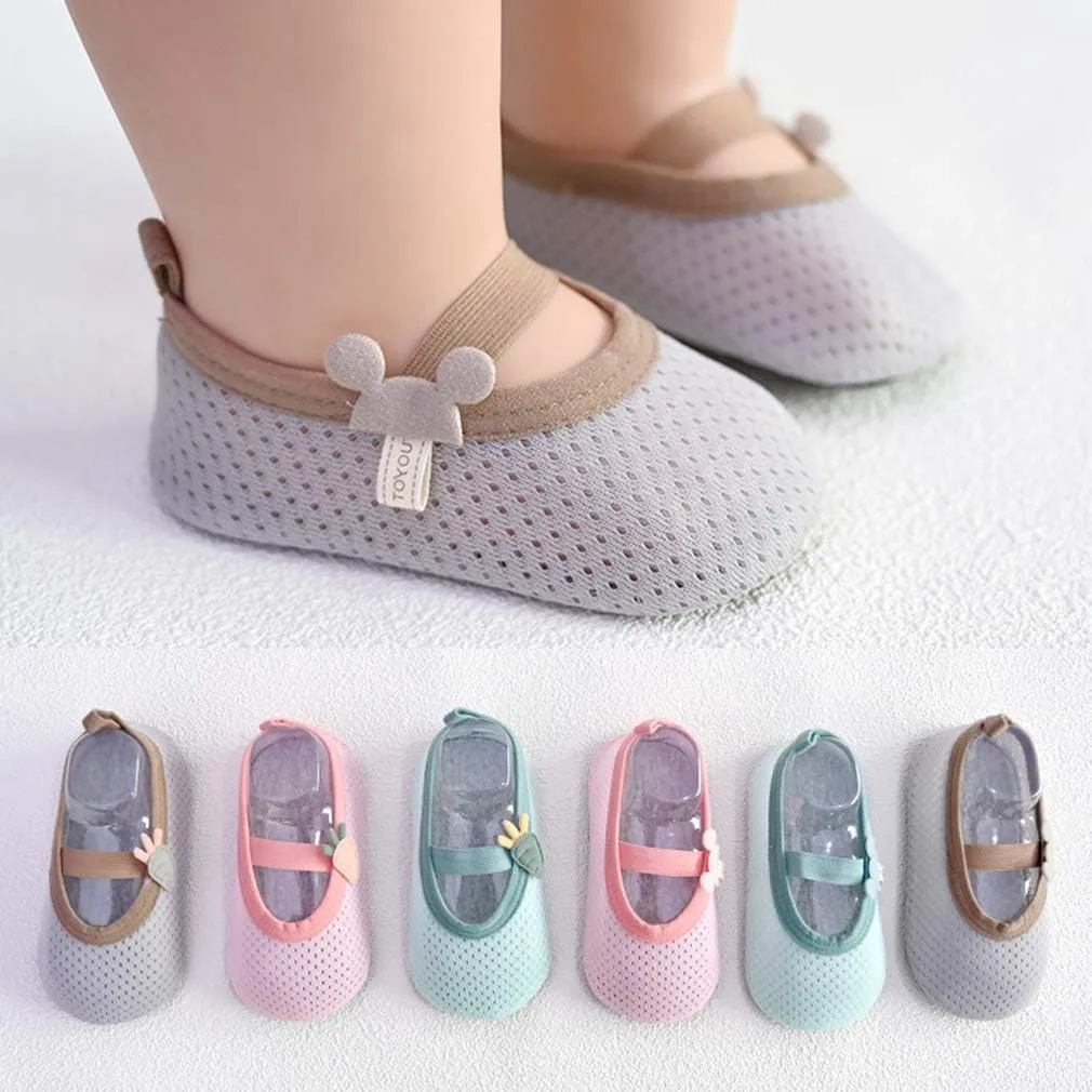 Baby Non-slip Floor Socks - Children's Toddler Cartoon Skidless Socks and Shoes