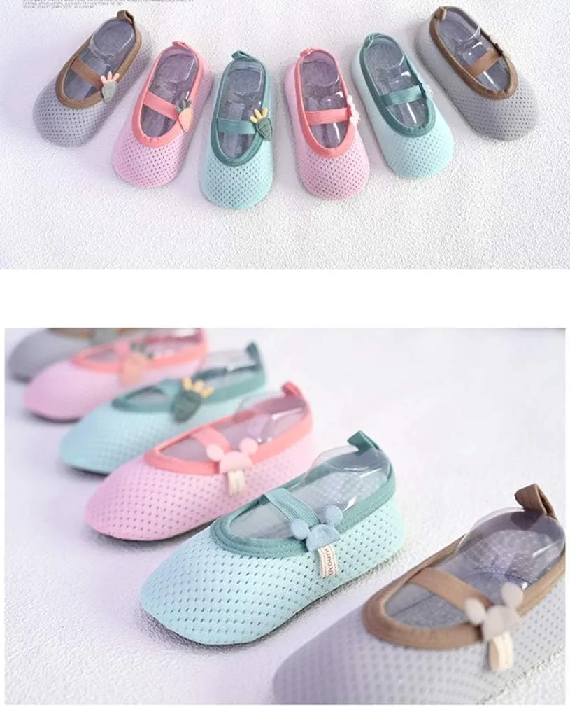 Baby Non-slip Floor Socks - Children's Toddler Cartoon Skidless Socks and Shoes