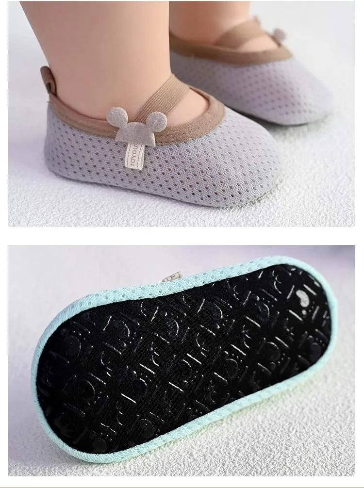 Baby Non-slip Floor Socks - Children's Toddler Cartoon Skidless Socks and Shoes
