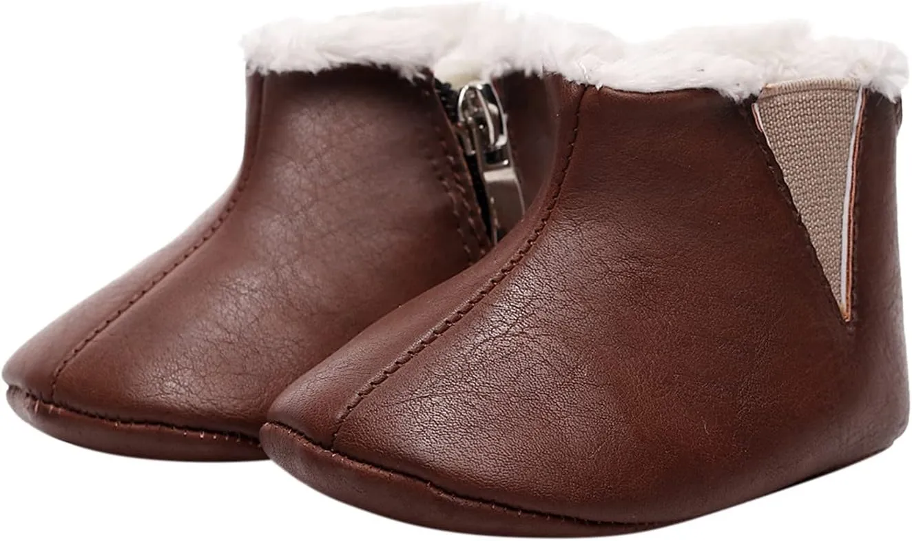 Baby Shoe Size 4 Girl Walkers Plush First Baby Girls Boots Snow Infant Cotton Warm Shoes Soft Baby Shoes 12 Kid