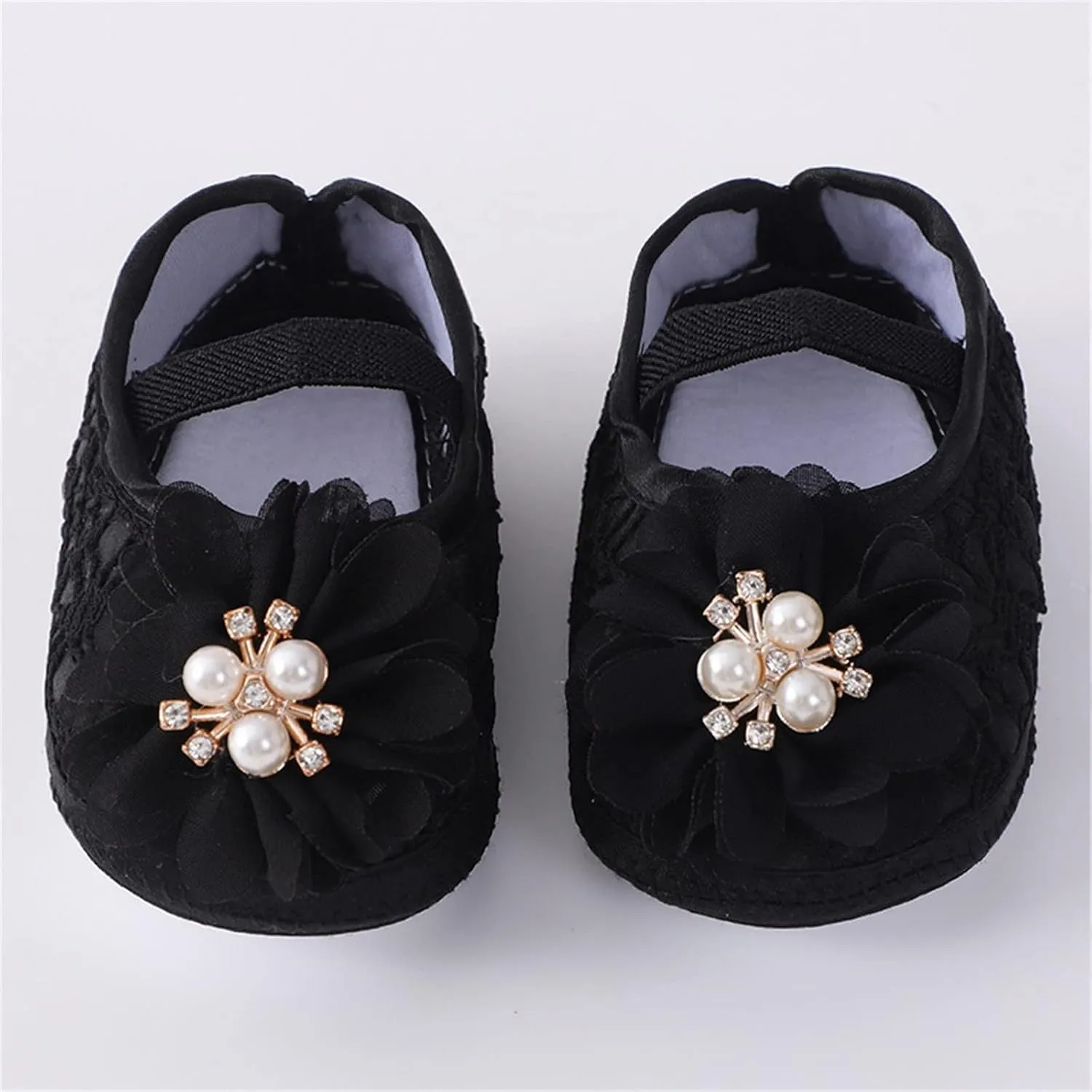 Baby Shoes Fashion Soft Sole Toddler Shoes Pearl Dress Flower Princess Shoes Toddler Shoes Baby Wear