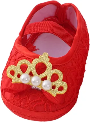 Baby Shoes Fashion Soft Sole Toddler Shoes Pearl Dress Flower Princess Shoes Toddler Shoes Kids Furry Slippers