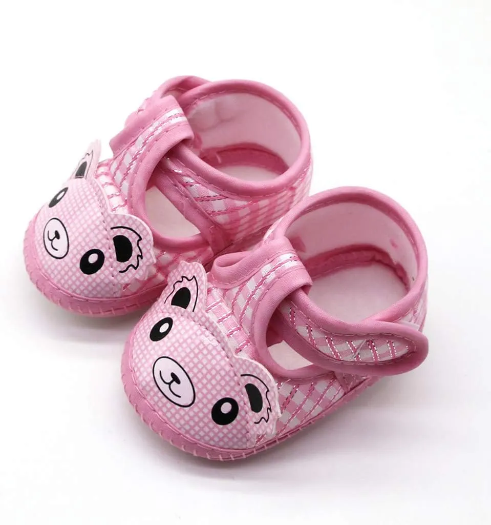 Baby Shoes Newborn Baby Girls Cartoon Prewalker Soft Sole Sandals Single Shoes House Shoes
