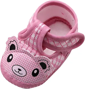 Baby Shoes Newborn Baby Girls Cartoon Prewalker Soft Sole Sandals Single Shoes House Shoes