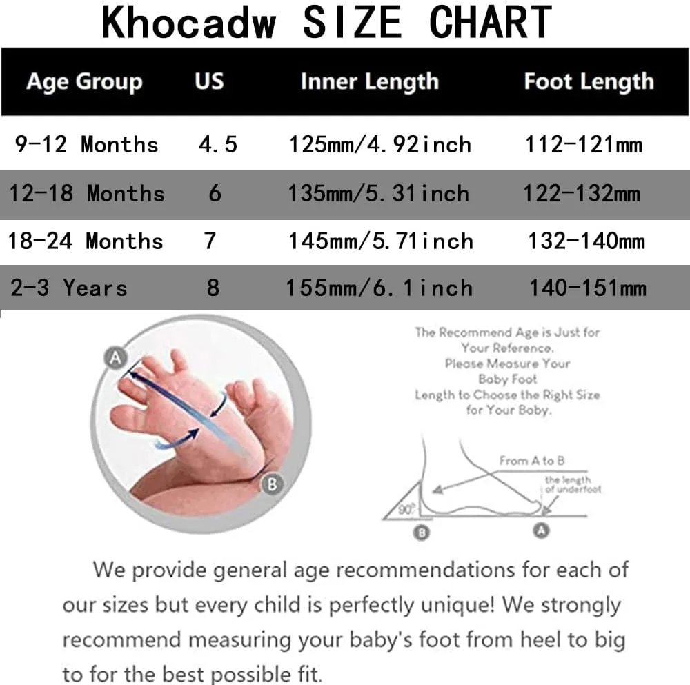 Baby Shoes,Infant Girls Boys First Walking ShoesUnisex Toddler Lightweight Non Slip Soft Sole Sneakers.