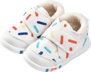 Baby Sneakers Boys and Girls Autumn and Winter Cartoon Print Soft Bottom Toddler Shoes Non Slip Soft Boy Shoes Size 9