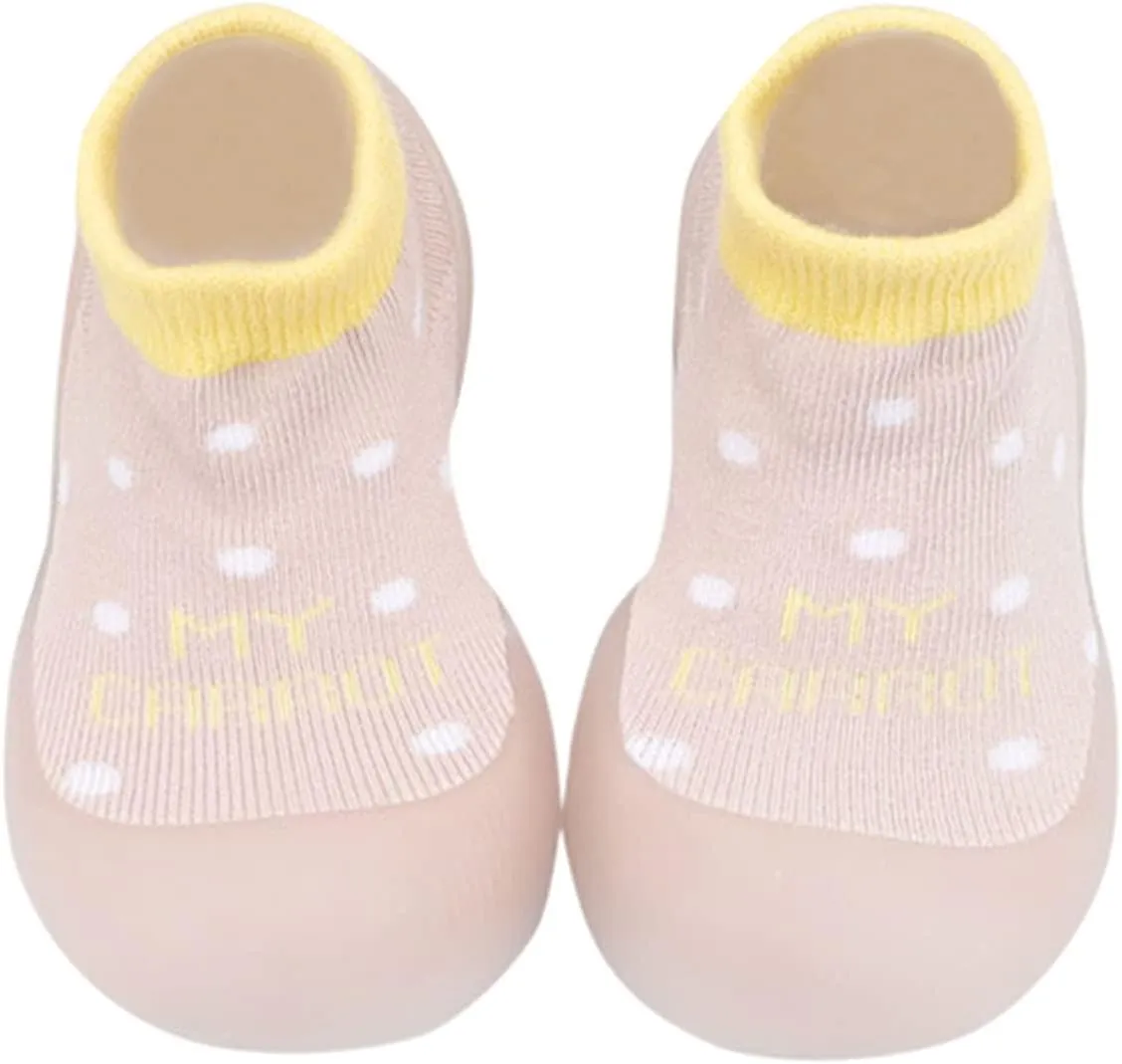 Baby Sock Shoes Boys Girls First Walking Shoes Casual Non-Slip Slippers Soft Sole Sneakers Toddler Infant Babygirl